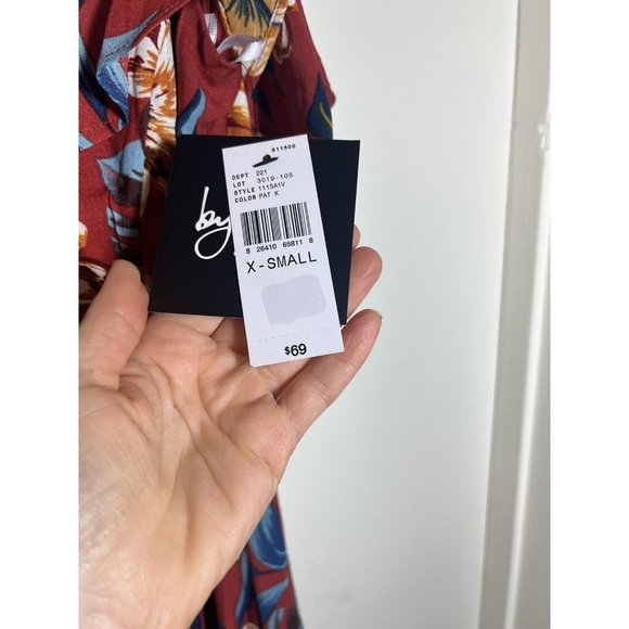 Boho Floral Hi Low Dress size XS NWT - Picture 5 of 10